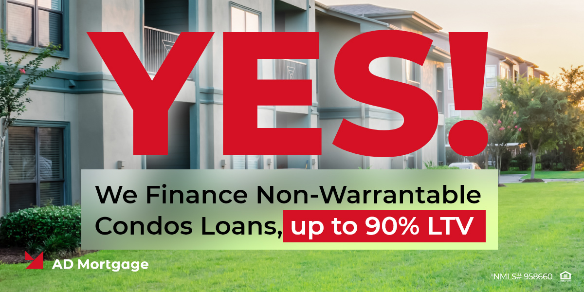 Non-Warrantable Condo Financing - AD Mortgage